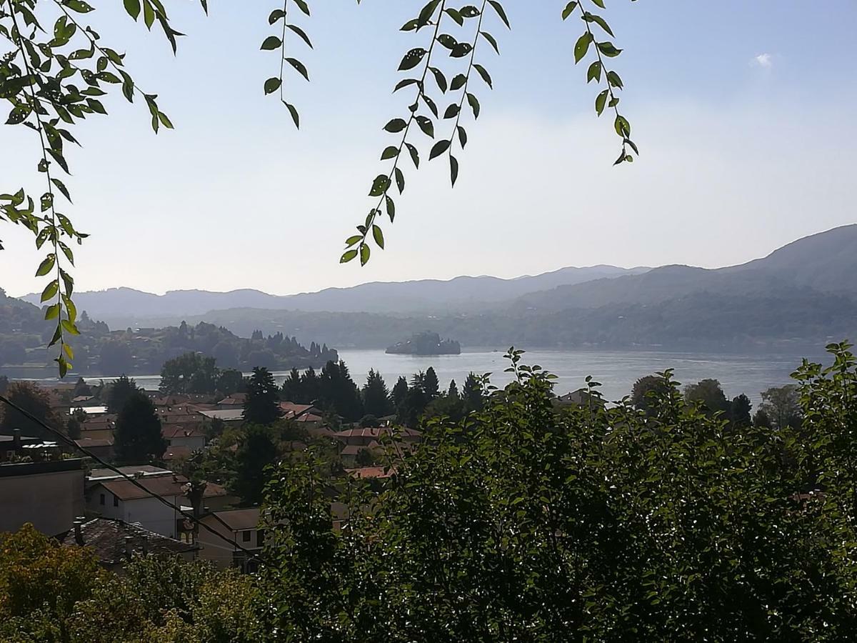 Lago D'Orta Appartamento Con Vista Pettenasco Exteriör bild
