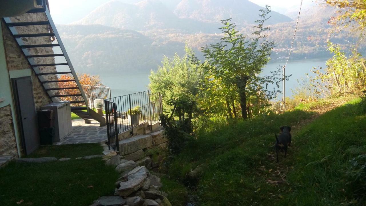 Lago D'Orta Appartamento Con Vista Pettenasco Exteriör bild
